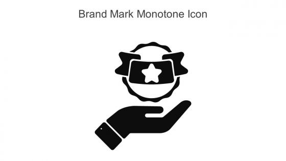 Brand Mark Monotone Icon In Powerpoint Pptx Png And Editable Eps Format