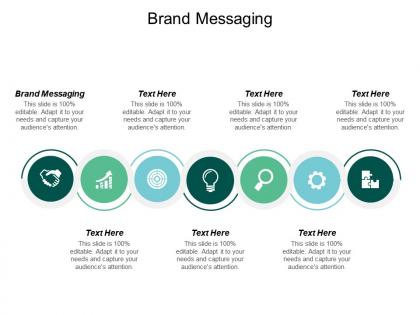 Brand messaging ppt powerpoint presentation professional inspiration cpb