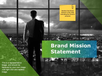 Brand mission statement powerpoint slide deck