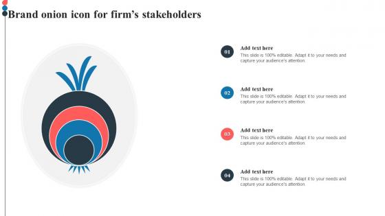 Brand Onion Icon For Firms Stakeholders