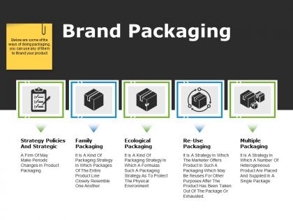 Brand packaging powerpoint slide designs