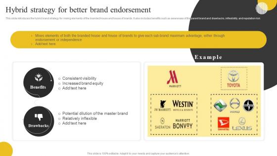 Brand Portfolio Strategy And Brand Architecture Hybrid Strategy For Better Brand Endorsement