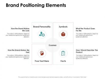 Brand positioning elements ppt powerpoint presentation show gridlines