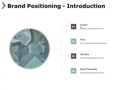 Brand positioning introduction symbols ppt powerpoint presentation diagram lists