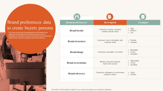 Brand Preferences Data To Create Buyers Persona Developing Ideal Customer Profile MKT SS V
