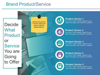 Brand product service ppt infographic template