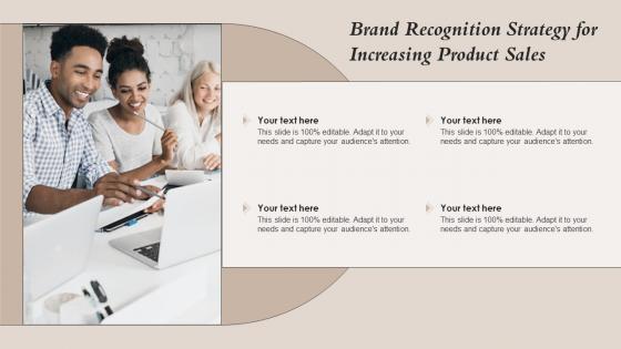 Brand Recognition Strategy For Increasing Product Sales Brand Recognition Strategy For Increasing
