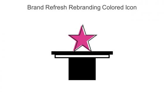Brand Refresh Rebranding Colored Icon In Powerpoint Pptx Png And Editable Eps Format
