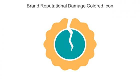 Brand Reputational Damage Colored Icon In Powerpoint Pptx Png And Editable Eps Format