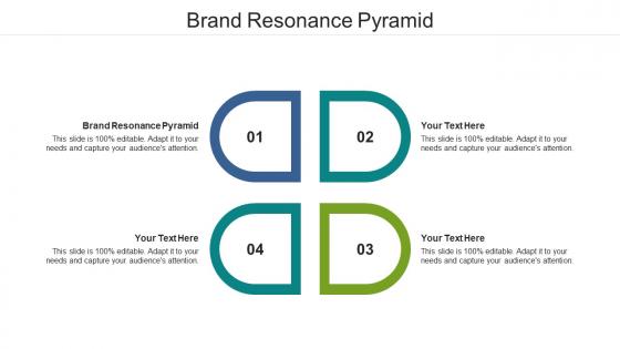 Brand resonance pyramid ppt powerpoint presentation slides infographics cpb