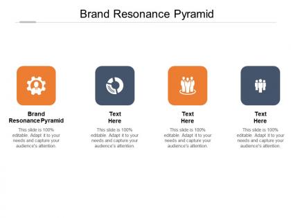 Brand resonance pyramid ppt powerpoint presentation summary slides cpb