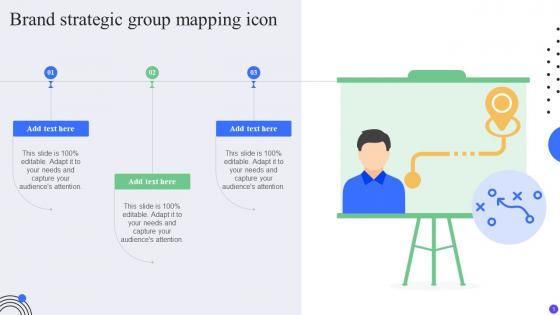 Brand Strategic Group Mapping Icon