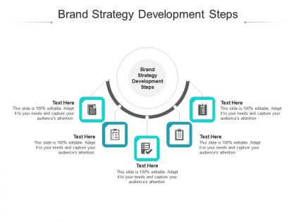 Brand strategy development steps ppt powerpoint presentation infographic template gallery cpb
