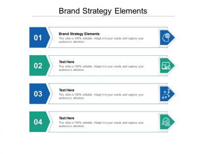 Brand strategy elements ppt powerpoint presentation portfolio deck cpb