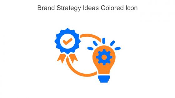 Brand Strategy Ideas Colored Icon In Powerpoint Pptx Png And Editable Eps Format