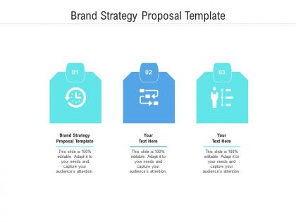 Brand strategy proposal template ppt powerpoint presentation slides graphics tutorials cpb