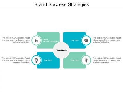 Brand success strategies ppt powerpoint presentation professional master slide cpb