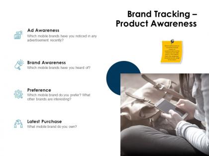 Brand tracking product awareness ppt powerpoint presentation backgrounds