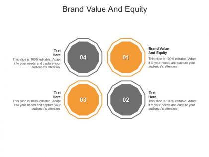 Brand value and equity ppt powerpoint presentation inspiration deck cpb