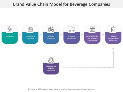 Brand value chain model for beverage companies
