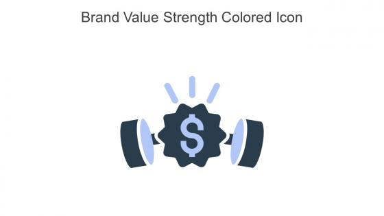 Brand Value Strength Colored Icon In Powerpoint Pptx Png And Editable Eps Format
