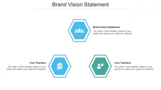 Brand vision statement ppt powerpoint presentation slides background cpb