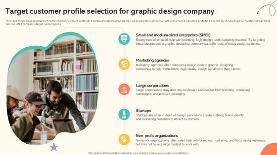 Branding And Design Studio Business Plan Target Customer Profile Selection For Graphic BP SS V