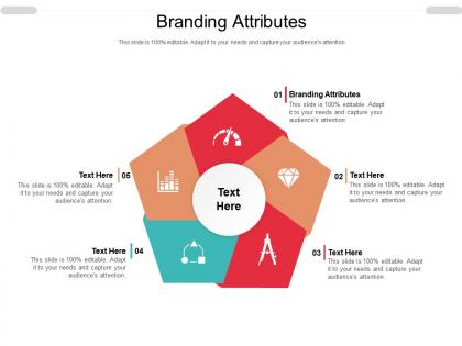 Branding attributes ppt powerpoint presentation infographics background designs cpb