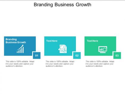 Branding business growth ppt powerpoint presentation model skills cpb