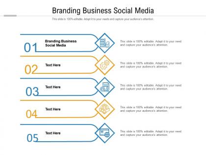 Branding business social media ppt powerpoint presentation styles slides cpb