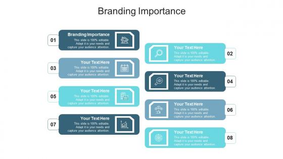 Branding importance ppt powerpoint presentation professional visual aids cpb