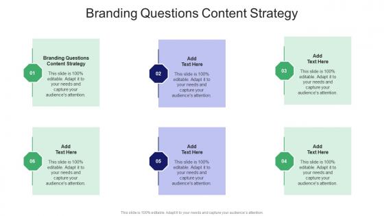 Branding Questions Content Strategy In Powerpoint And Google Slides Cpb