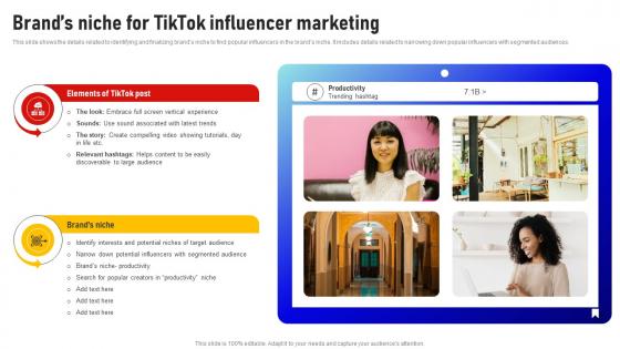 Brands Niche For Tiktok Influencer Marketing Social Media Influencer Strategy SS V