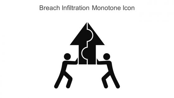 Breach Infiltration Monotone Icon In Powerpoint Pptx Png And Editable Eps Format