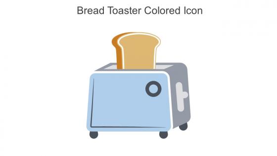 Bread Toaster Colored Icon In Powerpoint Pptx Png And Editable Eps Format