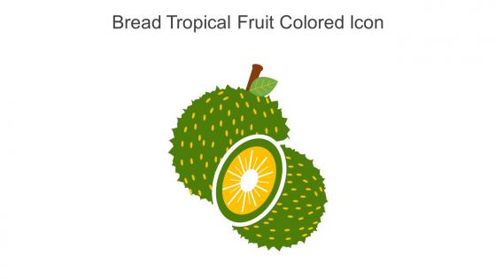 Bread Tropical Fruit Colored Icon In Powerpoint Pptx Png And Editable Eps Format