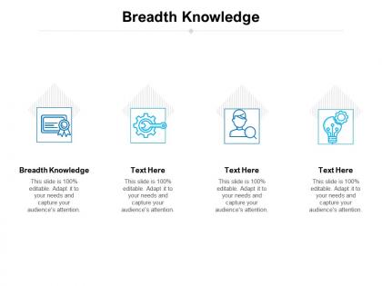 Breadth knowledge ppt powerpoint presentation summary design inspiration cpb