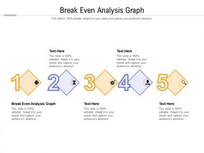 Break even analysis graph ppt powerpoint presentation model cpb