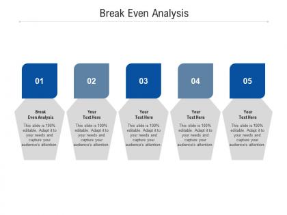 Break even analysis ppt powerpoint presentation file example cpb