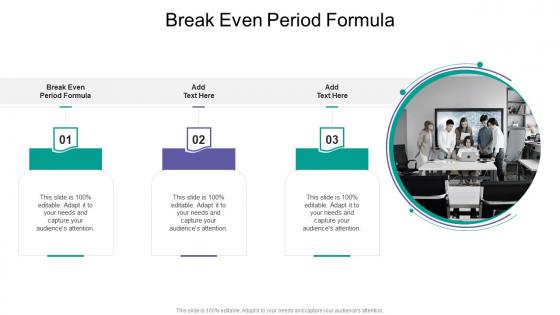 Break Even Period Formula In Powerpoint And Google Slides Cpb