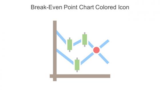 Break Even Point Chart Colored Icon In Powerpoint Pptx Png And Editable Eps Format