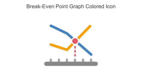 Break Even Point Graph Colored Icon In Powerpoint Pptx Png And Editable Eps Format