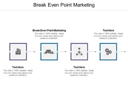 Break even point marketing ppt powerpoint presentation infographic template sample cpb