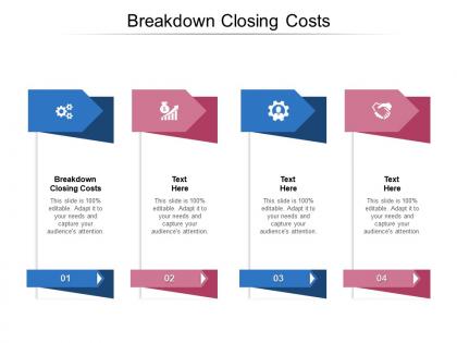 Breakdown closing costs ppt powerpoint presentation styles show cpb