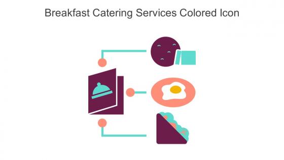 Breakfast Catering Services Colored Icon In Powerpoint Pptx Png And Editable Eps Format