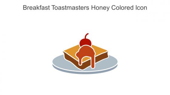 Breakfast Toastmasters Honey Colored Icon In Powerpoint Pptx Png And Editable Eps Format