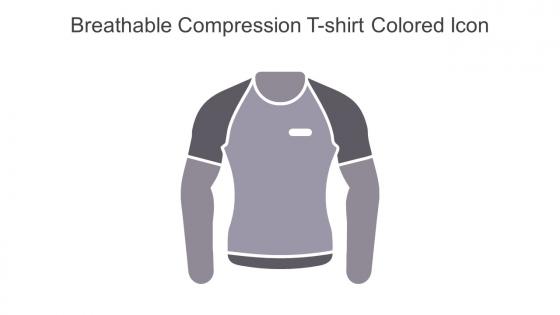 Breathable Compression T Shirt Colored Icon In Powerpoint Pptx Png And Editable Eps Format
