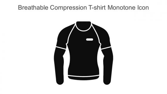 Breathable Compression T Shirt Monotone Icon In Powerpoint Pptx Png And Editable Eps Format