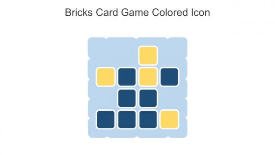 Bricks Card Game Colored Icon In Powerpoint Pptx Png And Editable Eps Format