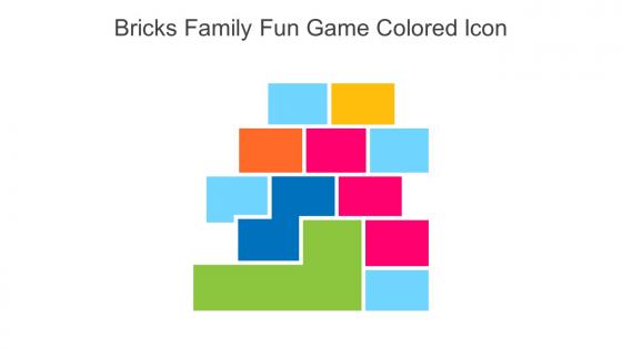 Bricks Family Fun Game Colored Icon In Powerpoint Pptx Png And Editable Eps Format